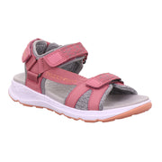 Superfit Criss Cross 1-000580-5500 Pink Orange Sandals