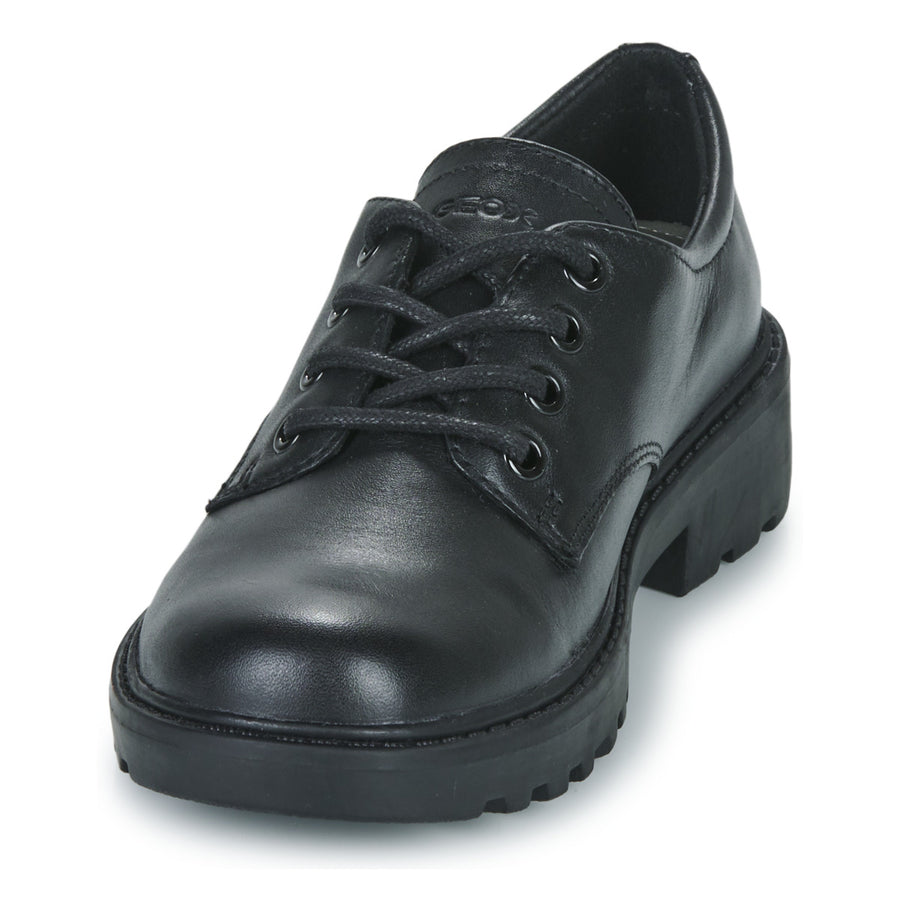 Geox J Casey G.C J0420c 00043 Black School Shoes