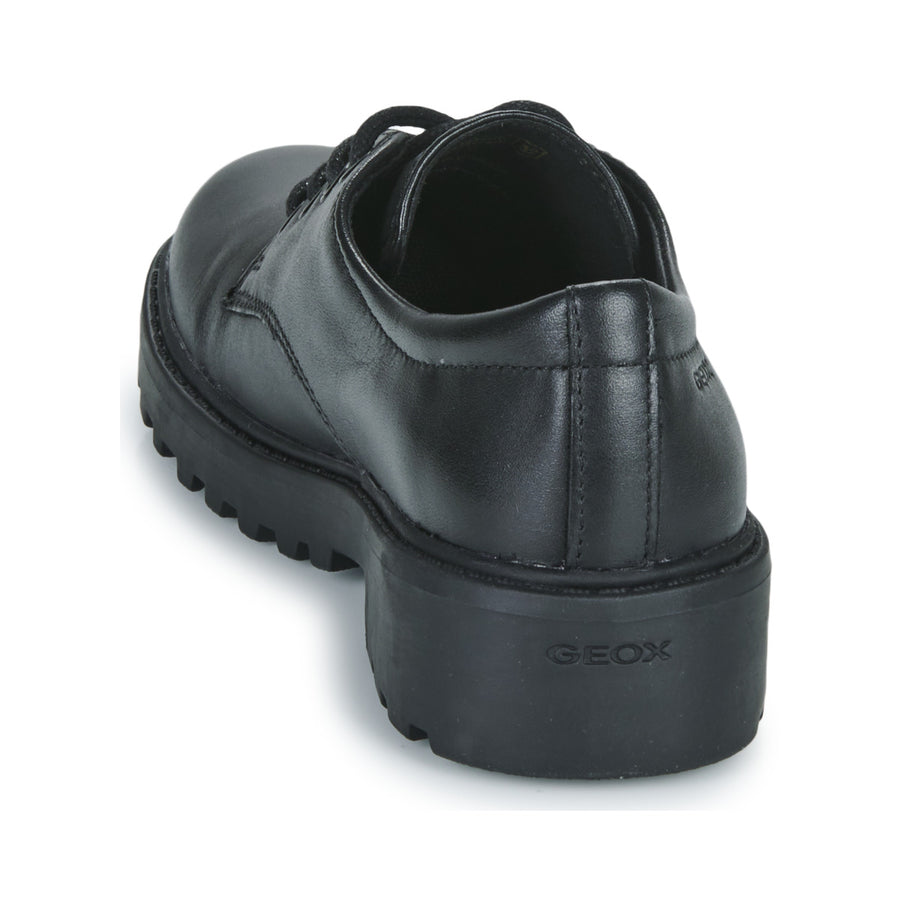 Geox J Casey G.C J0420c 00043 Black School Shoes