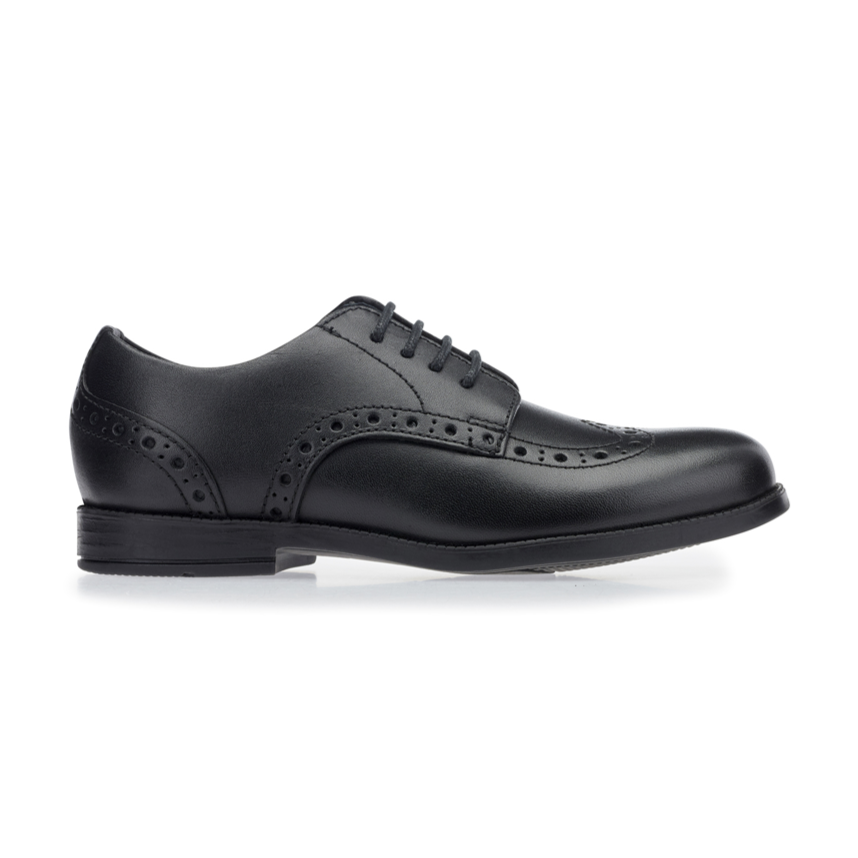 Start-Rite Brogue Pri 2745_7 Black School Shoes