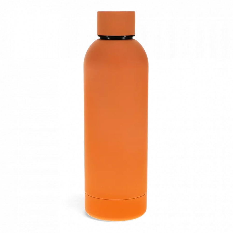 Rex Rubber Coated Steel Bottle Orange 30346