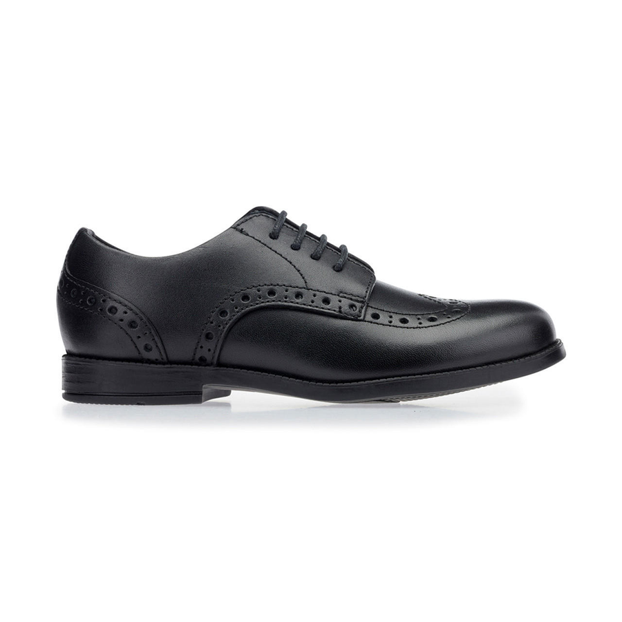 Start-Rite Brogue Snr 3503_7 Black School Shoes