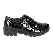 Ricosta Lucy Patent 50 7200302/093 Black School Shoes