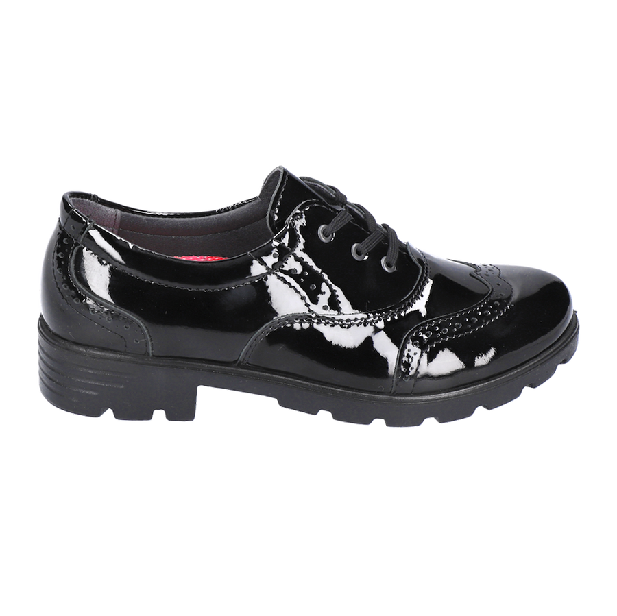 Ricosta Lucy Patent 50 7200302/093 Black School Shoes