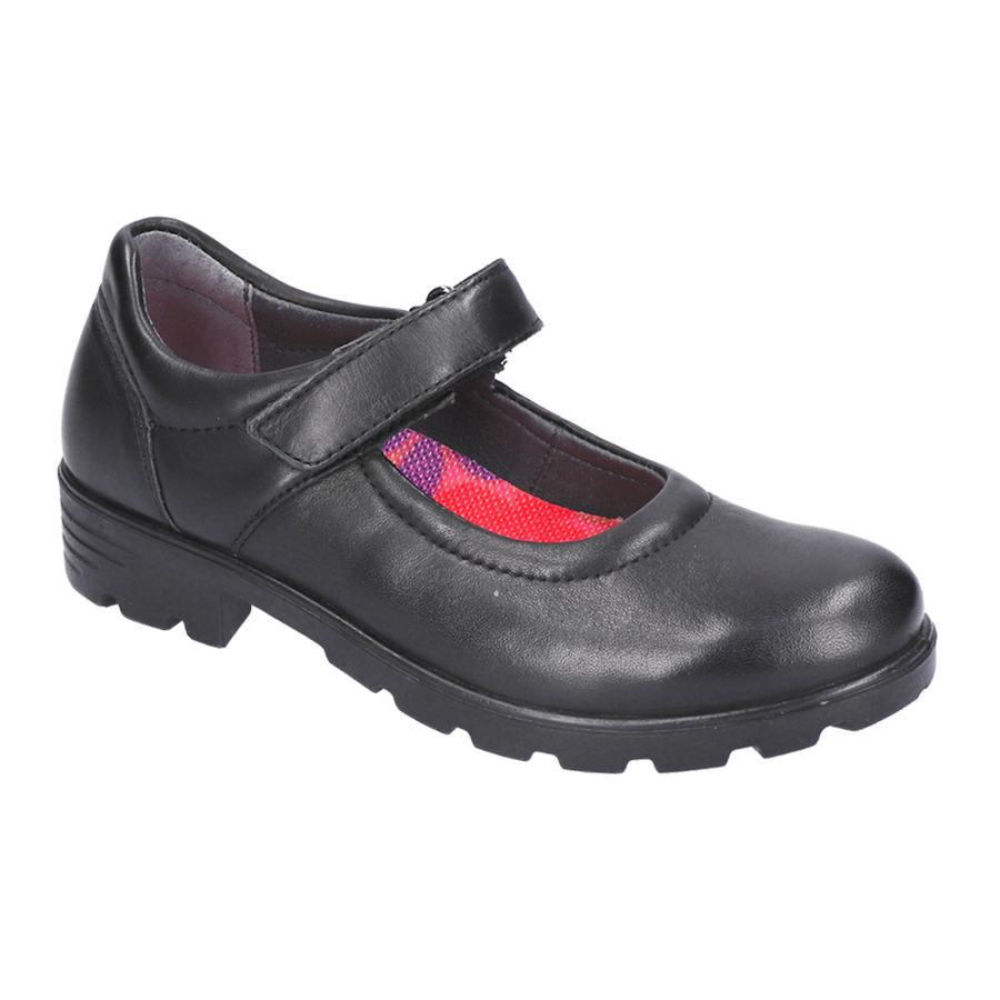 Ricosta Nora 50 7200402/090 Black School Shoes