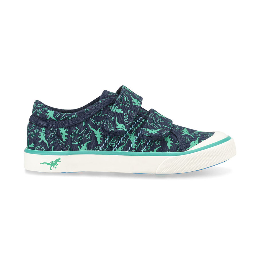 Start-Rite Jurassic 6177_9 Navy Vegan Canvas