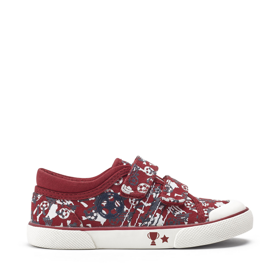 Start-Rite Kick About 6200_1 Red Vegan Canvas