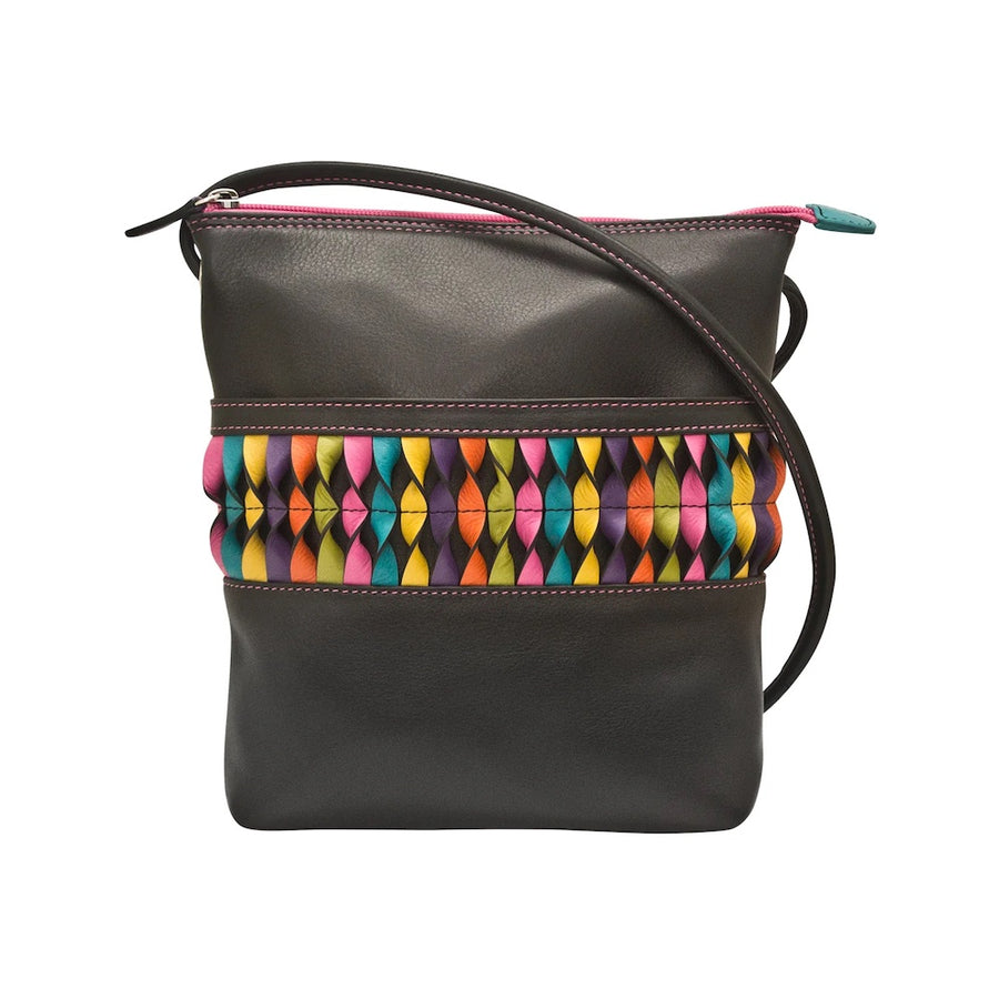 Leather Cross Body Twist Bag