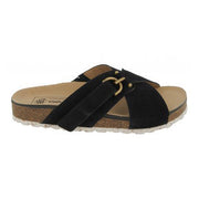 DB Shoes Raja 75056N Dark Navy Suede Sandal