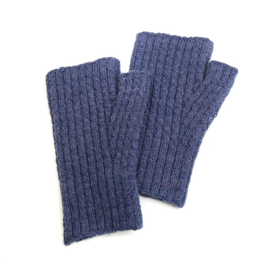 Pom Recycled Mix Fingerless Gloves 90238