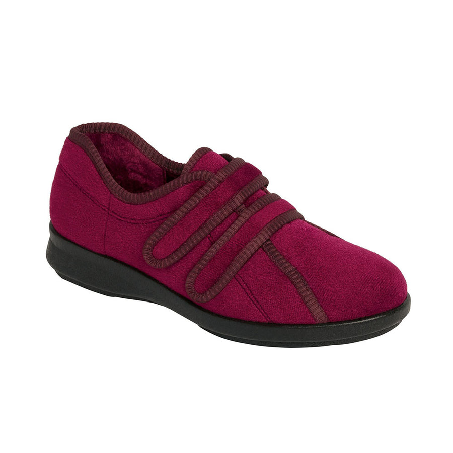 DB Shoes Eunice 6V 70026X Burgundy Slippers