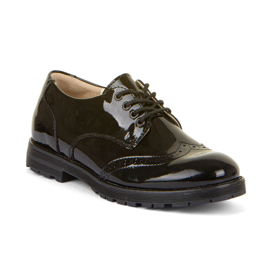 Froddo Charlie G4130080-1 Black Patent School Shoes