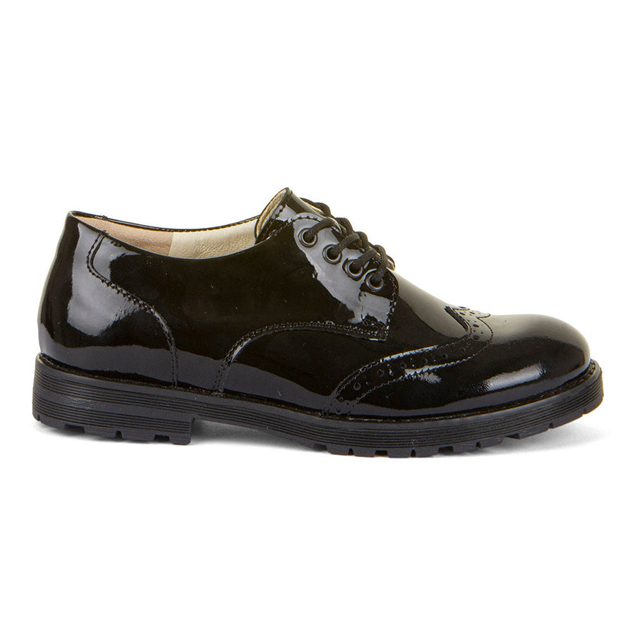 Froddo Charlie G4130080-1 Black Patent School Shoes