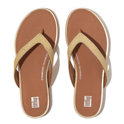 Fitflop Gracie Shimmerlux Platino Flip Flops HP9-675