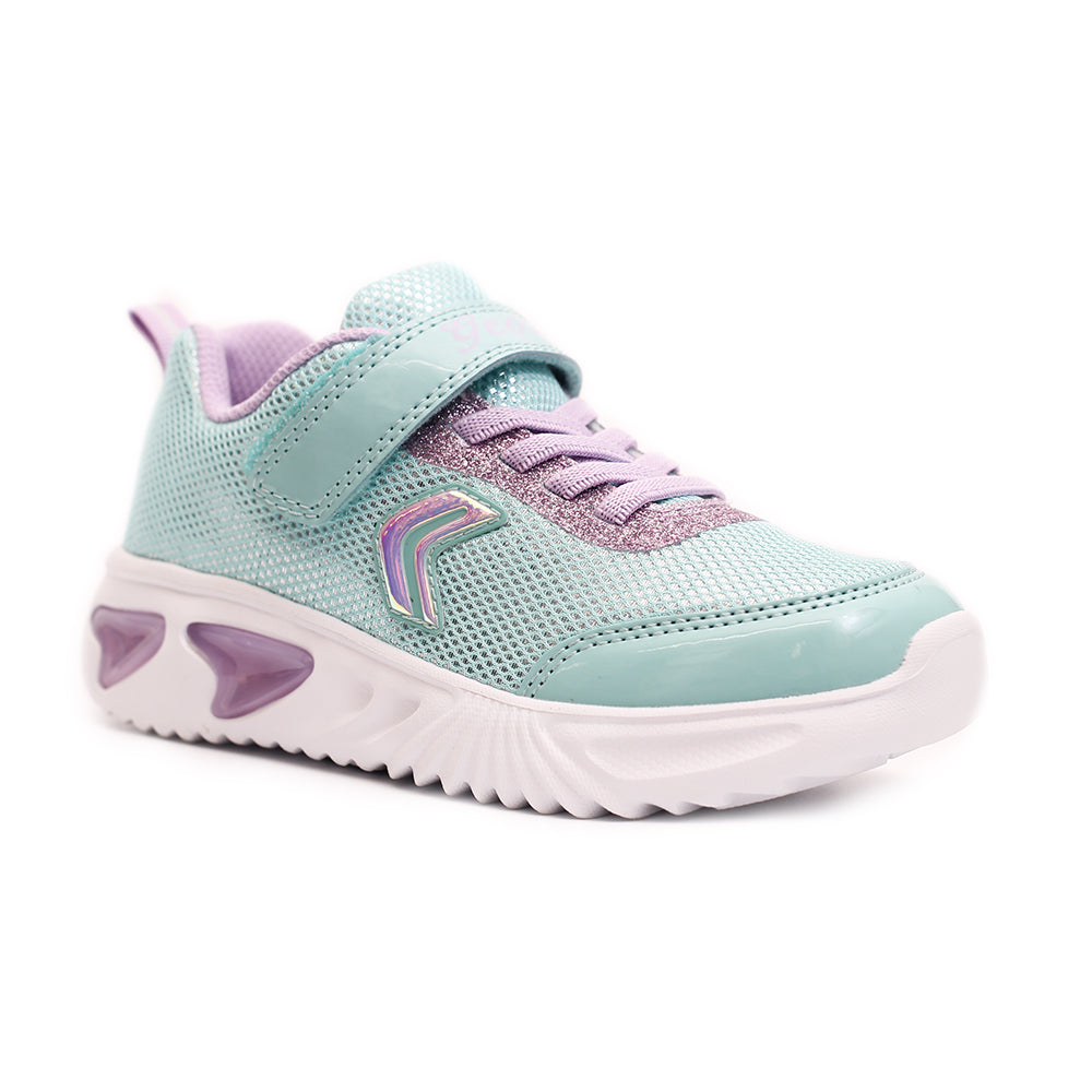 Geox J Assister G. A J45E9A 0ASHH C4A8R Aqua/Lilac Trainer