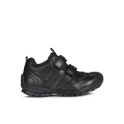 Geox J Savage A J0424A 00043 Black School Shoes