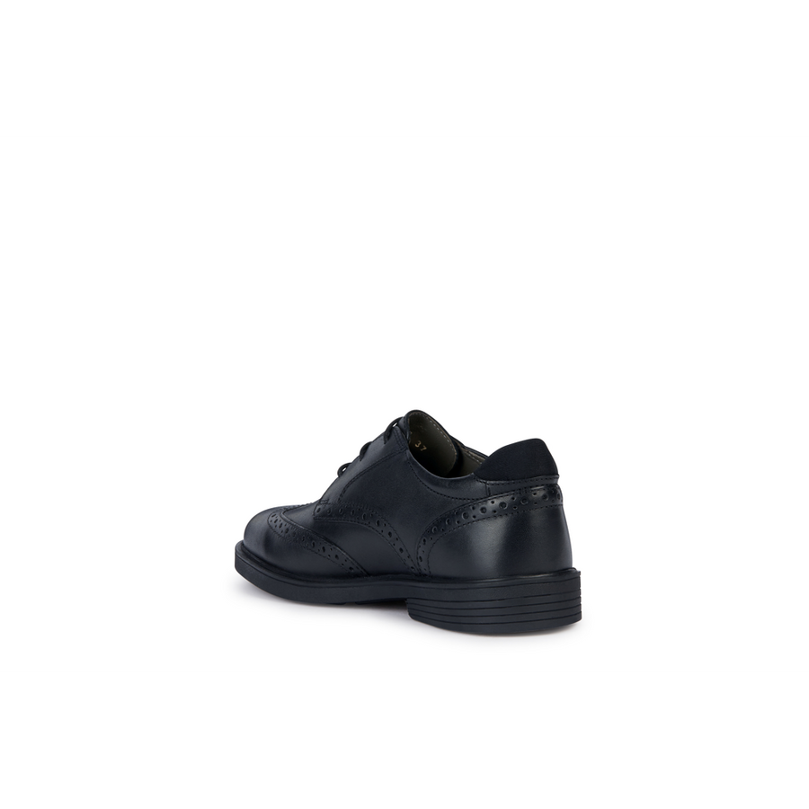 Geox J Zheeno A J36LAB 43 C9999 Black School Shoes