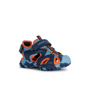 Geox J Borealis B. C J450RC 014BU C0573 Lt Blue/Orange Sandal