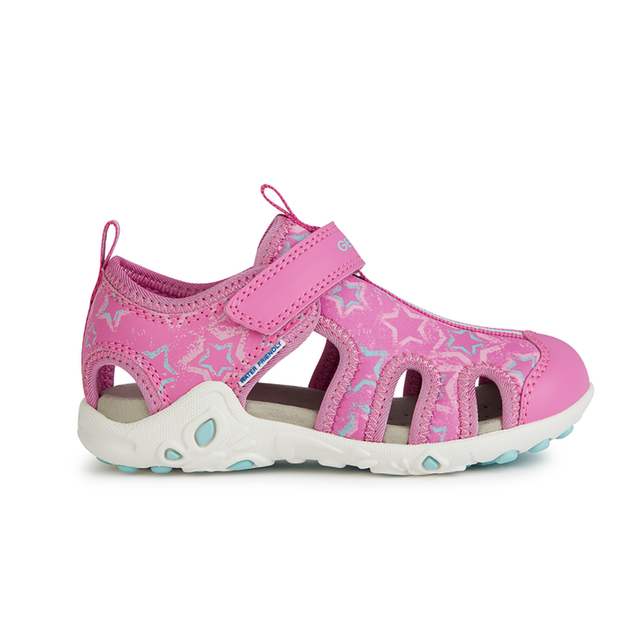 Geox J S.Whinberry G. C J45GRC 0EE04 C8N4A Fuchsia/Aqua Trainer