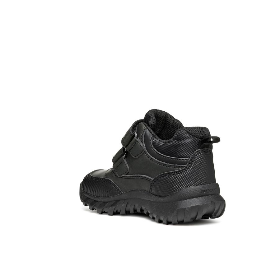 Geox J Simbyos B AXB B J46L0B 0MEFU Black School Boot