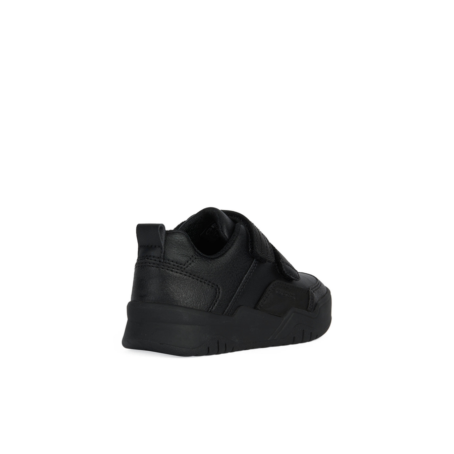 Geox J Perth B. C J947RC 0BC43 C9999 Black School Shoes