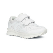 Geox PAVEL J8415f 0Buce C1000 Ss19 White School or Casual Trainer