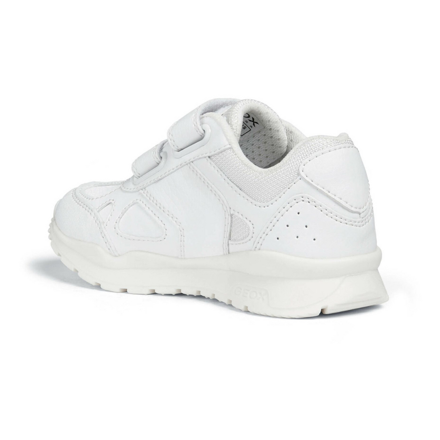 Geox PAVEL J8415f 0Buce C1000 Ss19 White School or Casual Trainer