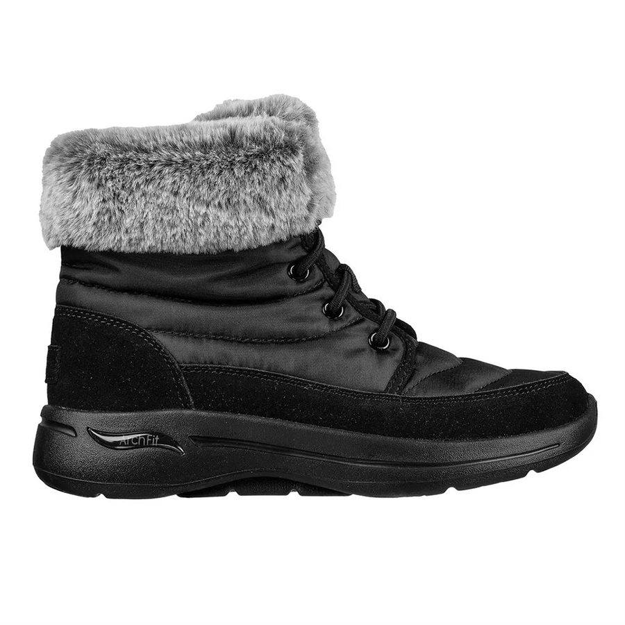 Skechers Go Walk Arch Boots 144409W Black Boots