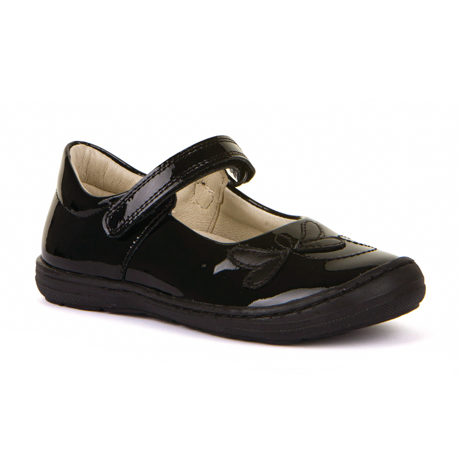 Froddo Mia DF G3140171 Black Patent School Shoes