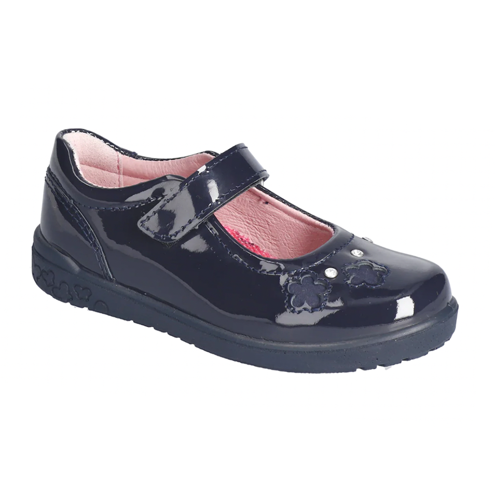 Ricosta Leya Navy Patent 50 8600702/183 School Shoe