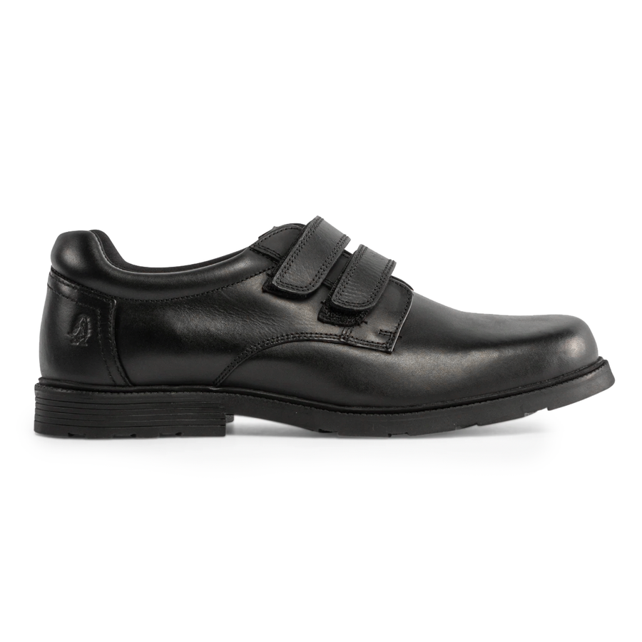 Hush Puppies Logan SNR 37550-69956  Black School Shoes