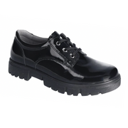 Ricosta Stacy 50 8001002/093 Black Patent School Shoes