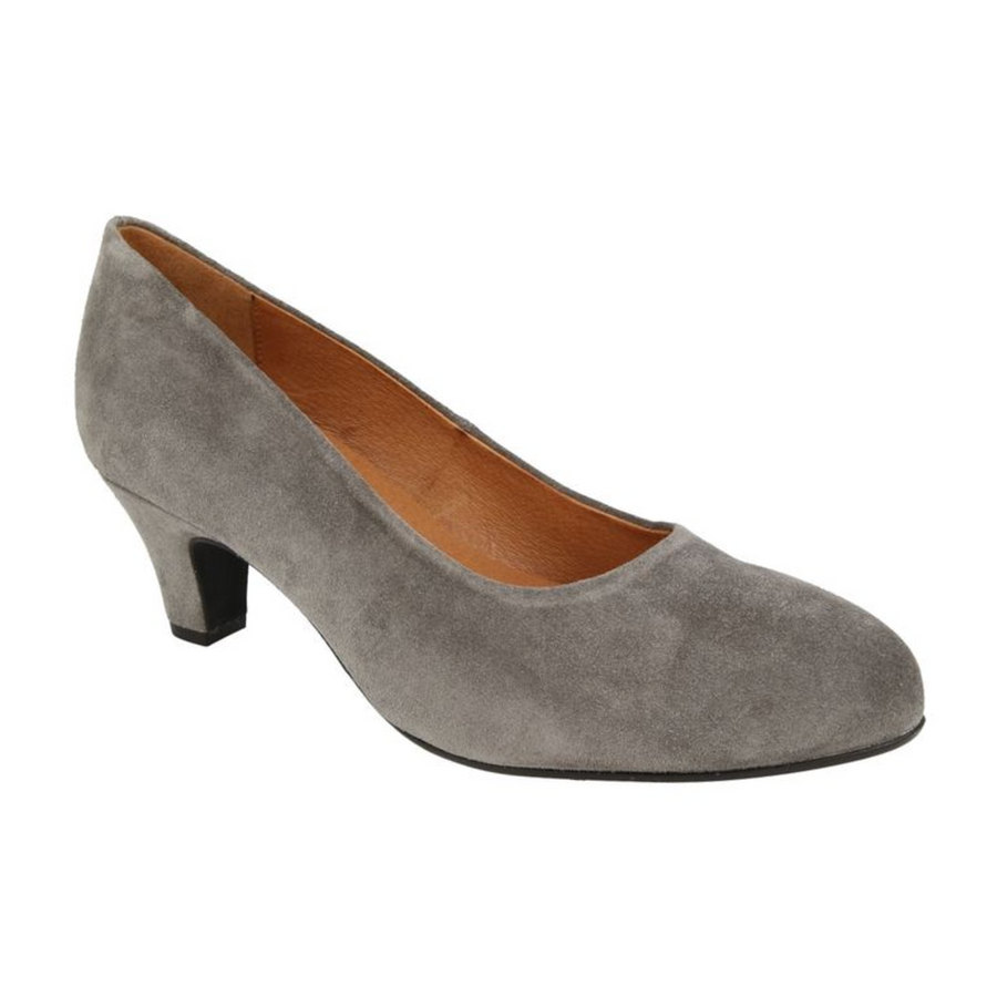 Db Shoes PARIS 58085G Grey Suede Dress Court Shoe 2V