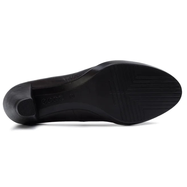 Ecco SHAPE 55 PLATEAU Black Court Shoe