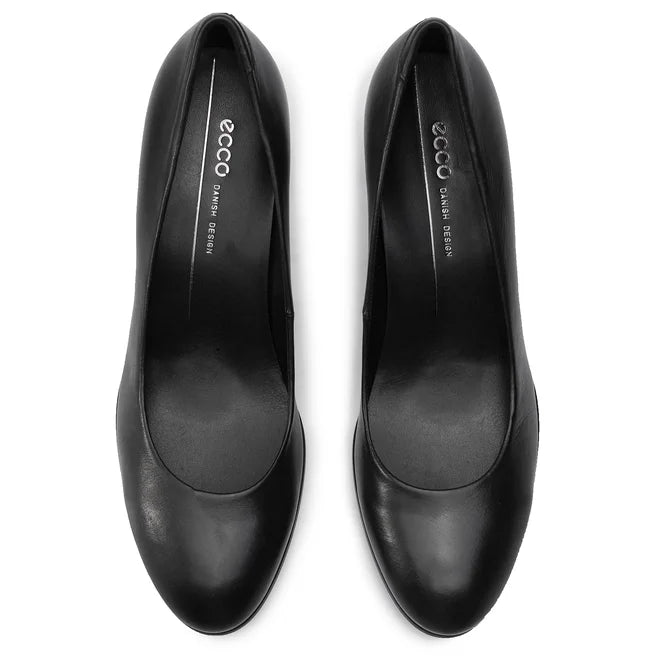 Ecco SHAPE 55 PLATEAU Black Court Shoe