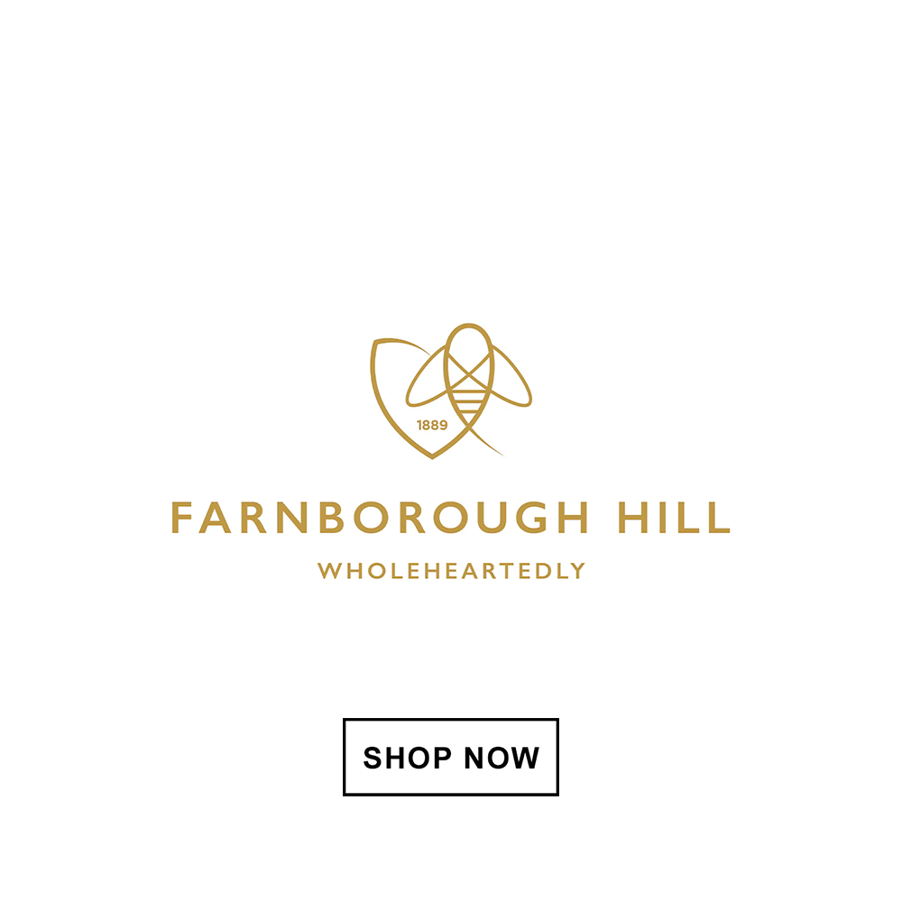 farnborough hill school logo with button shop now