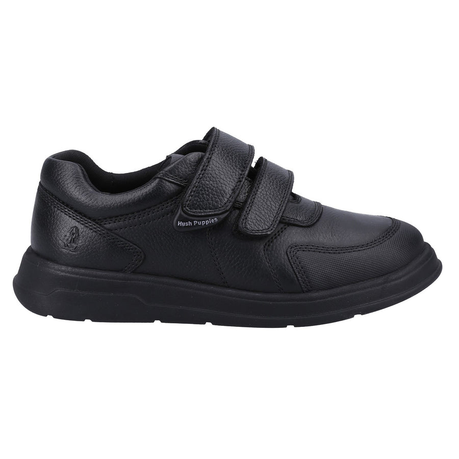 Hush Puppies Ryan 37541-69947 Black School Shoes