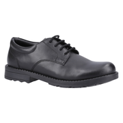 Hush Puppies Bruno SNR 39460-73604 Black School Shoes