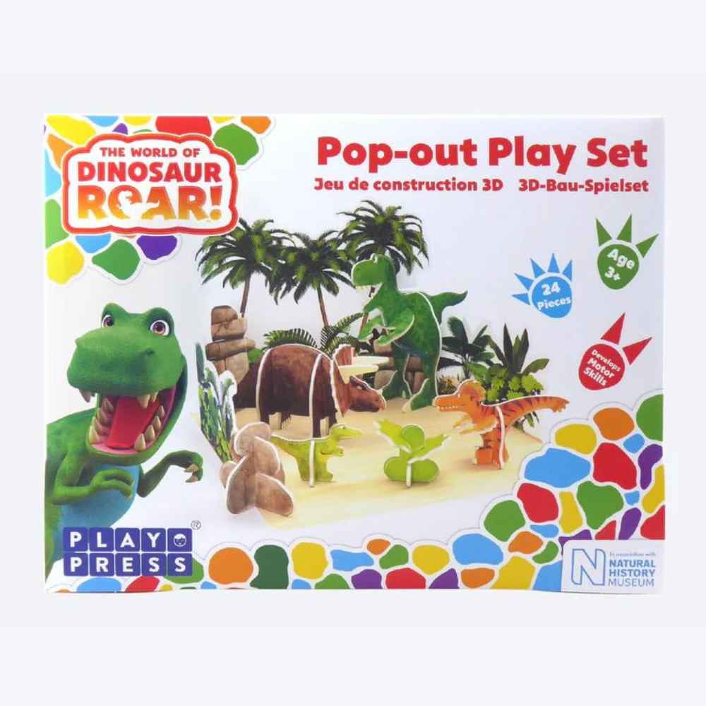 PlayPress DINOSAUR POP OUT PLAYSET