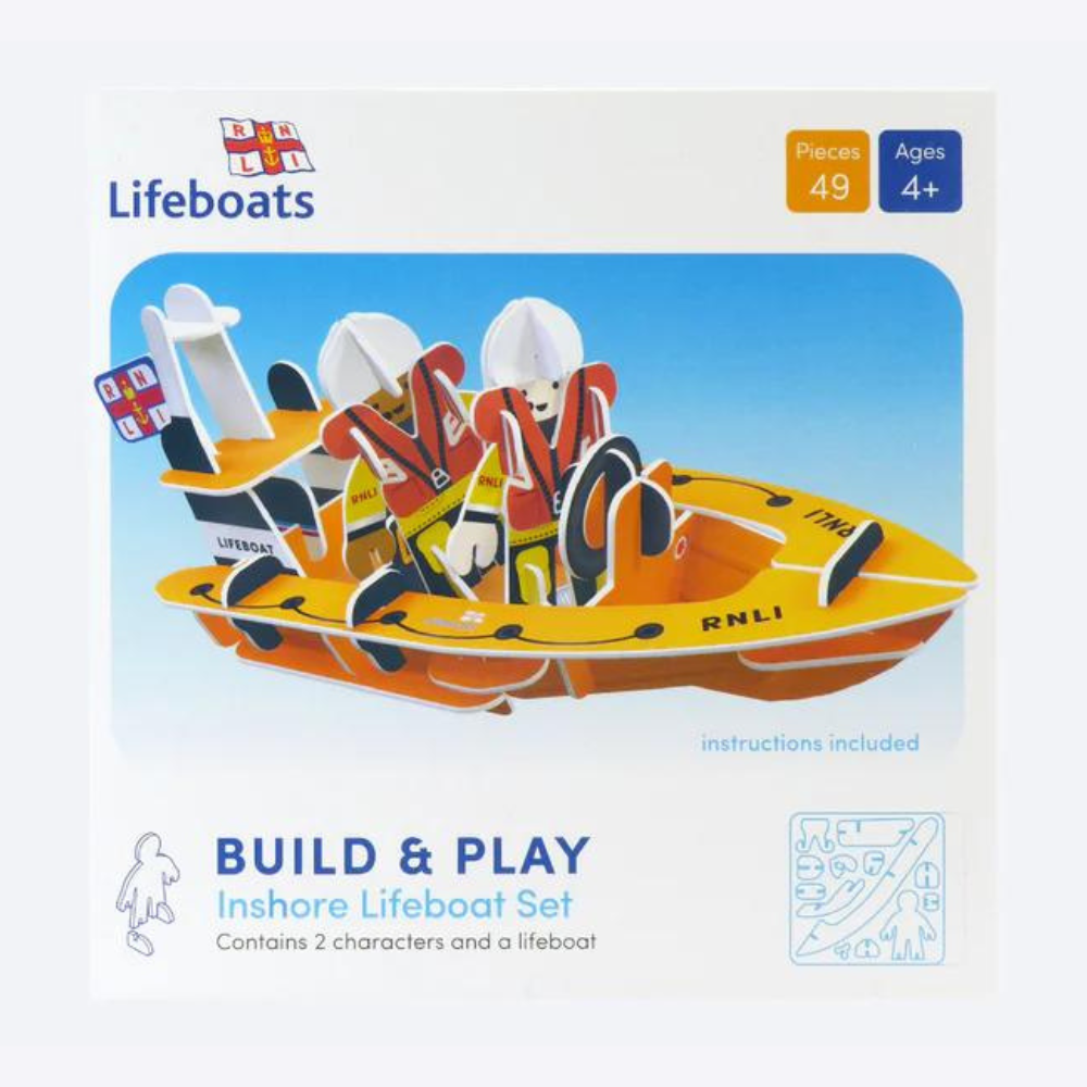 PlayPress RNLI LIFEBOAT INSHORE Playset