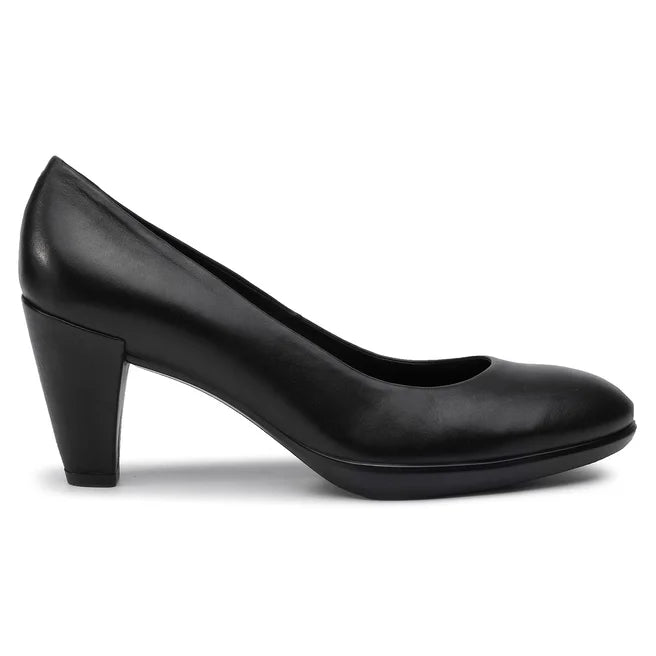 Ecco SHAPE 55 PLATEAU Black Court Shoe