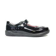 Ricosta LEYA Patent 50 8600702/093 Black School Shoes